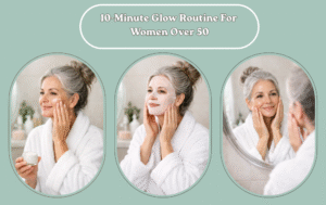 A mature woman in her 10-Minute Glow Routine